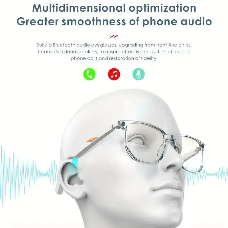 Smart Glasses with Anti-Blue Light Lens VYLASA